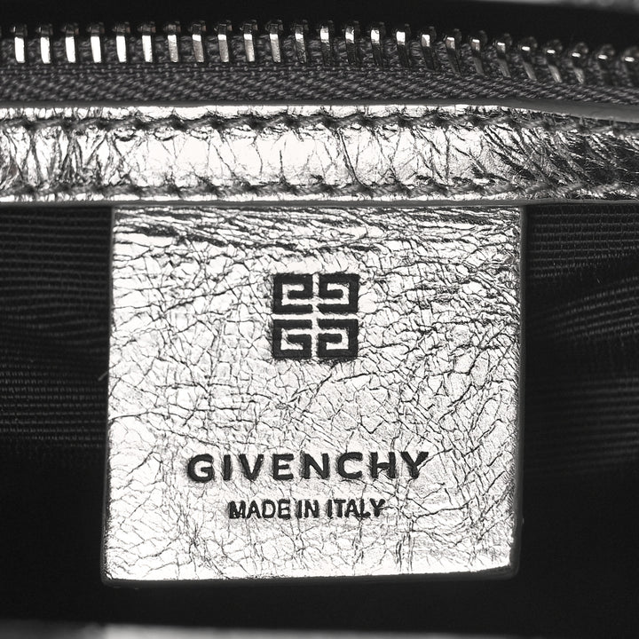 GIVENVHY CRYSTAL EMBELLISHED MINI LOCK ANTIGONA SHOULDER BAG
