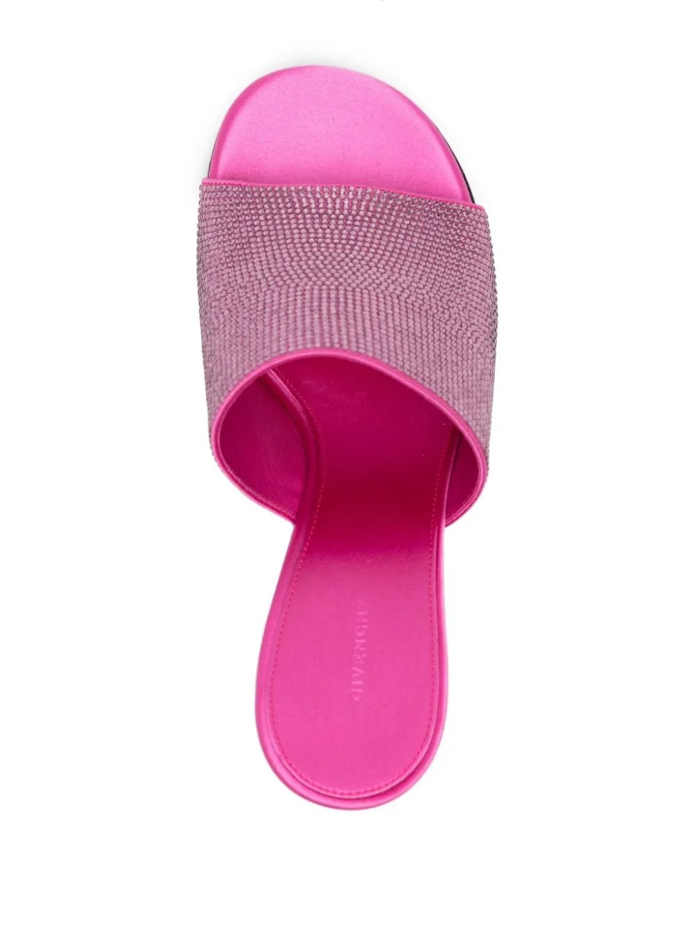 GIVENCHY CRYSTAL EMBELLISHED G CUBE HEELED MULES