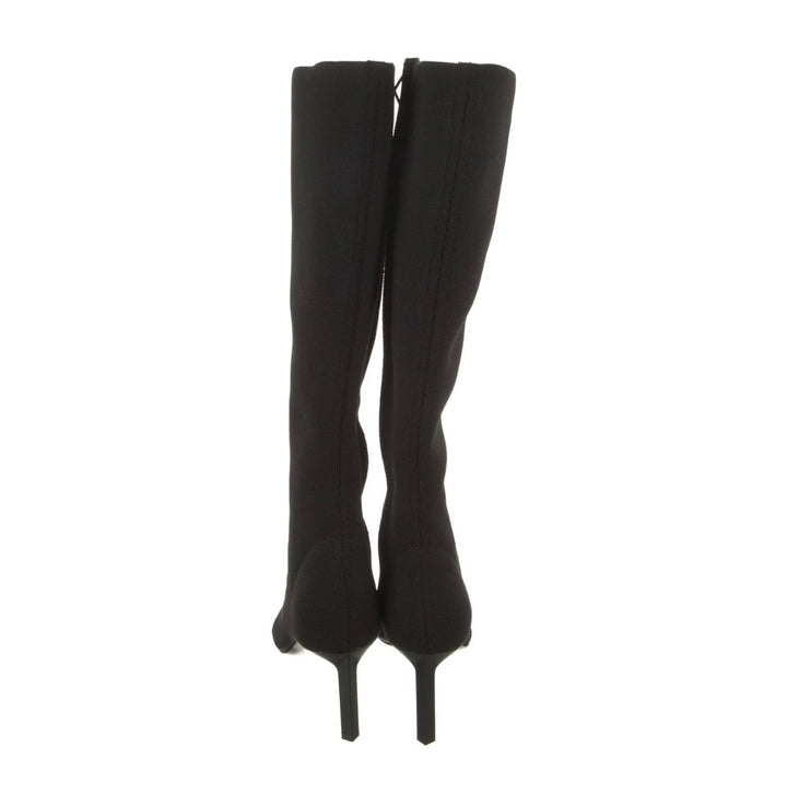 GIVENCHY STRETCH LEATHER TRIM KNEE HIGH BOOTS