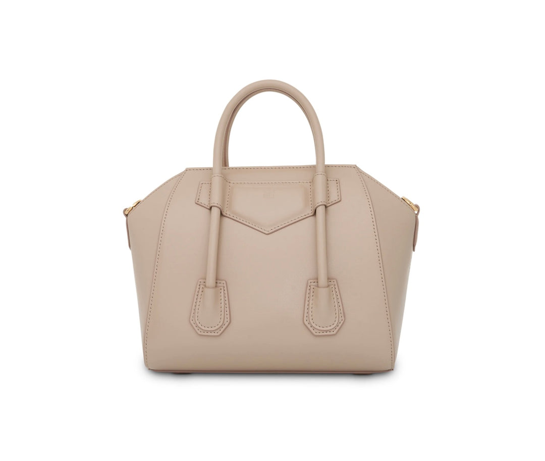 GIVENCHY MINI ANTIGONA LOCK BAG IN BOX LEATHER
