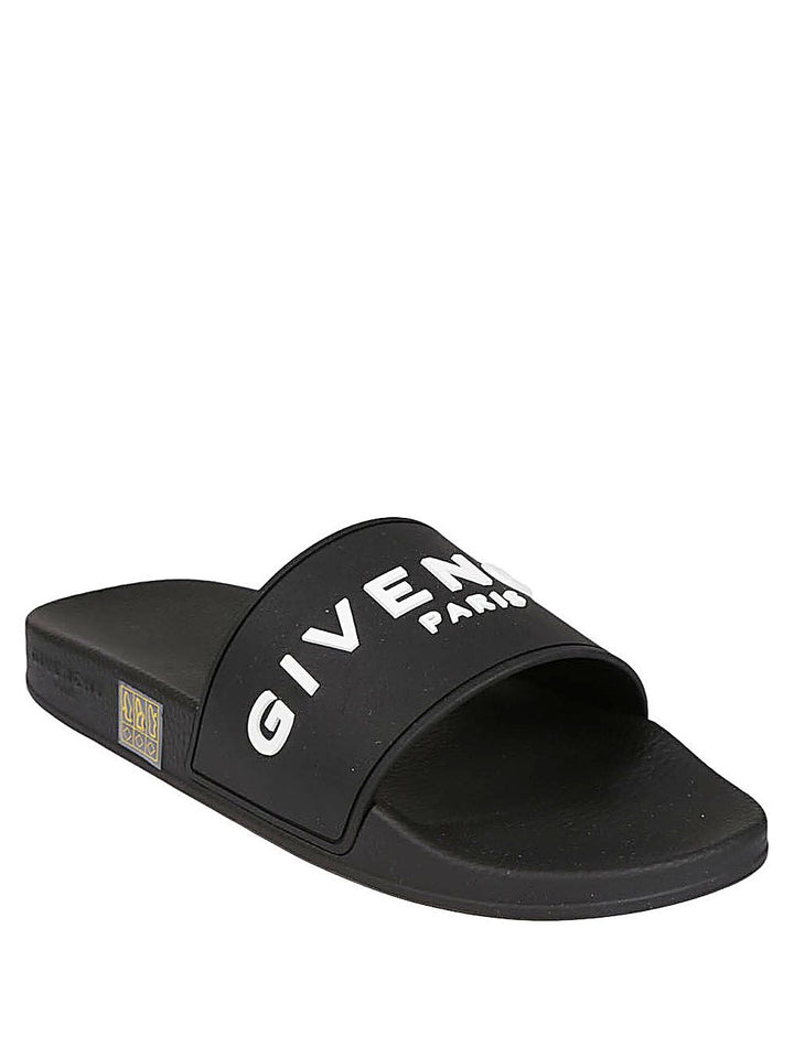 GIVENCHY EMBOSSED LOGO SLIDES