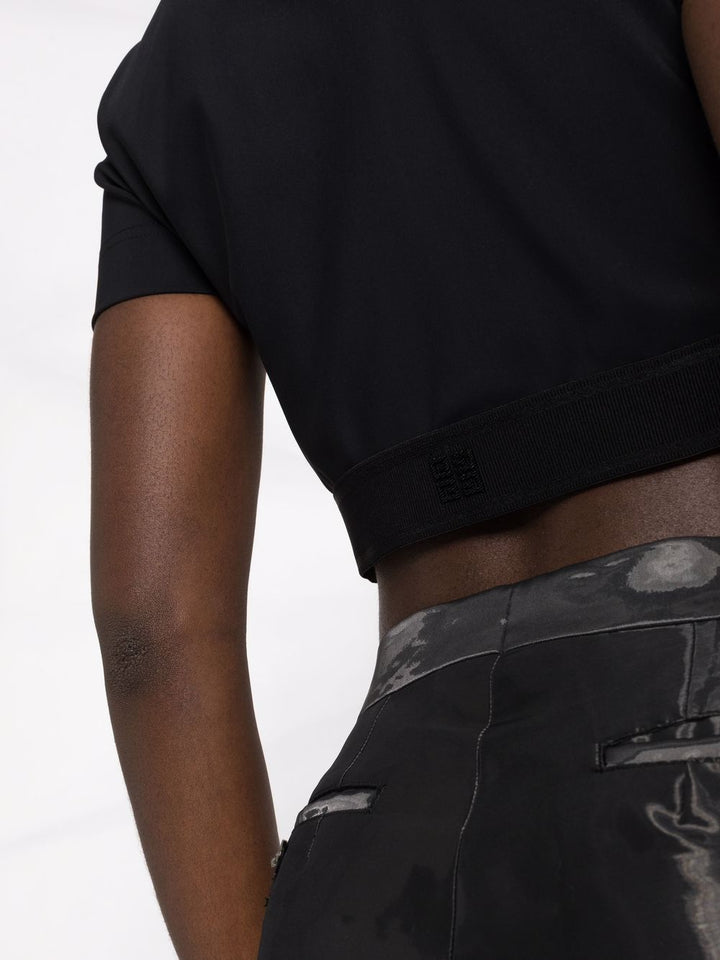 GIVENCHY LOGO UNDER BAND CROP TOP