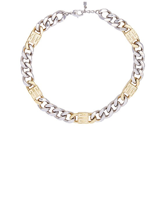 GIVENCHY 4G TWO-TONE LARGE CHAIN NECKLACE