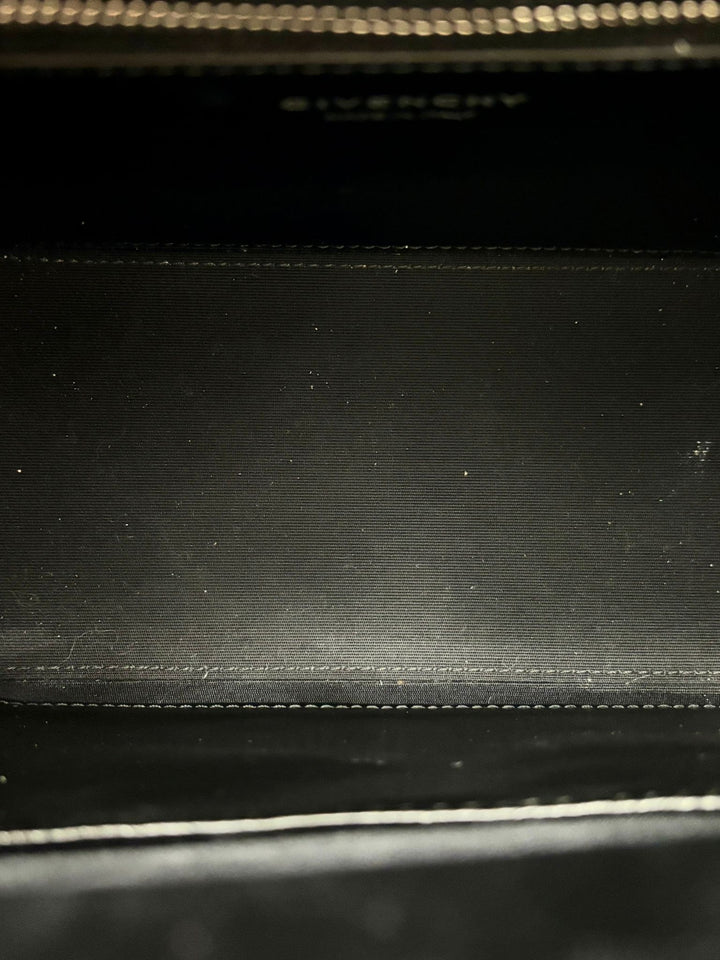 GIVENCHY ANTIGONA LOCK TOY CALFSKIN HANDBAG