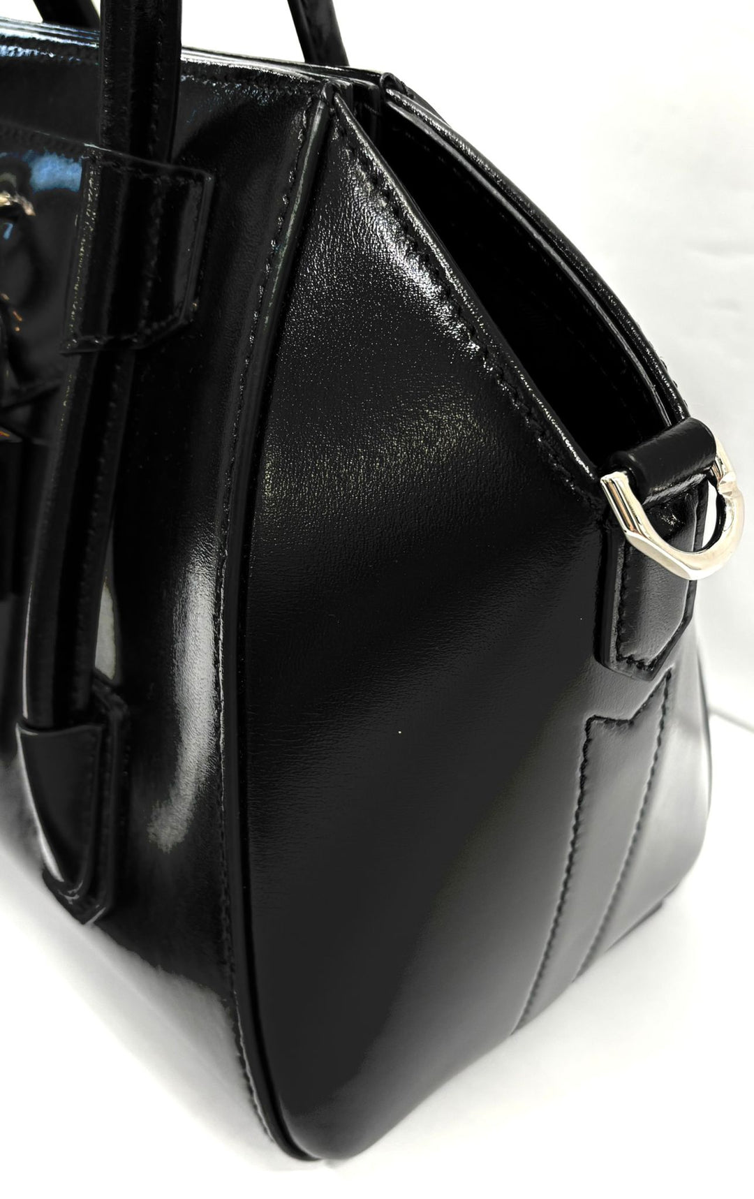 GIVENCHY ANTIGONA LOCK TOY CALFSKIN HANDBAG