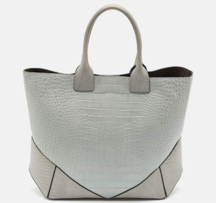 GIVENCHY LIMITED EDITION CROC &amp; LIZARD EMBOSSED LEATHER EASY TOTE BAG
