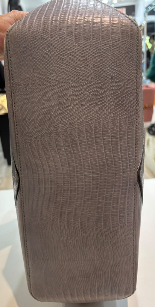 GIVENCHY LIMITED EDITION CROC &amp; LIZARD EMBOSSED LEATHER EASY TOTE BAG