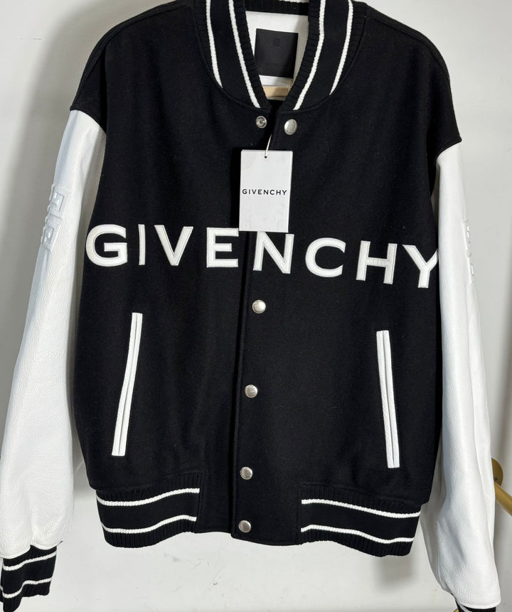 GIVENCHY LOGO VARSITY JACKET