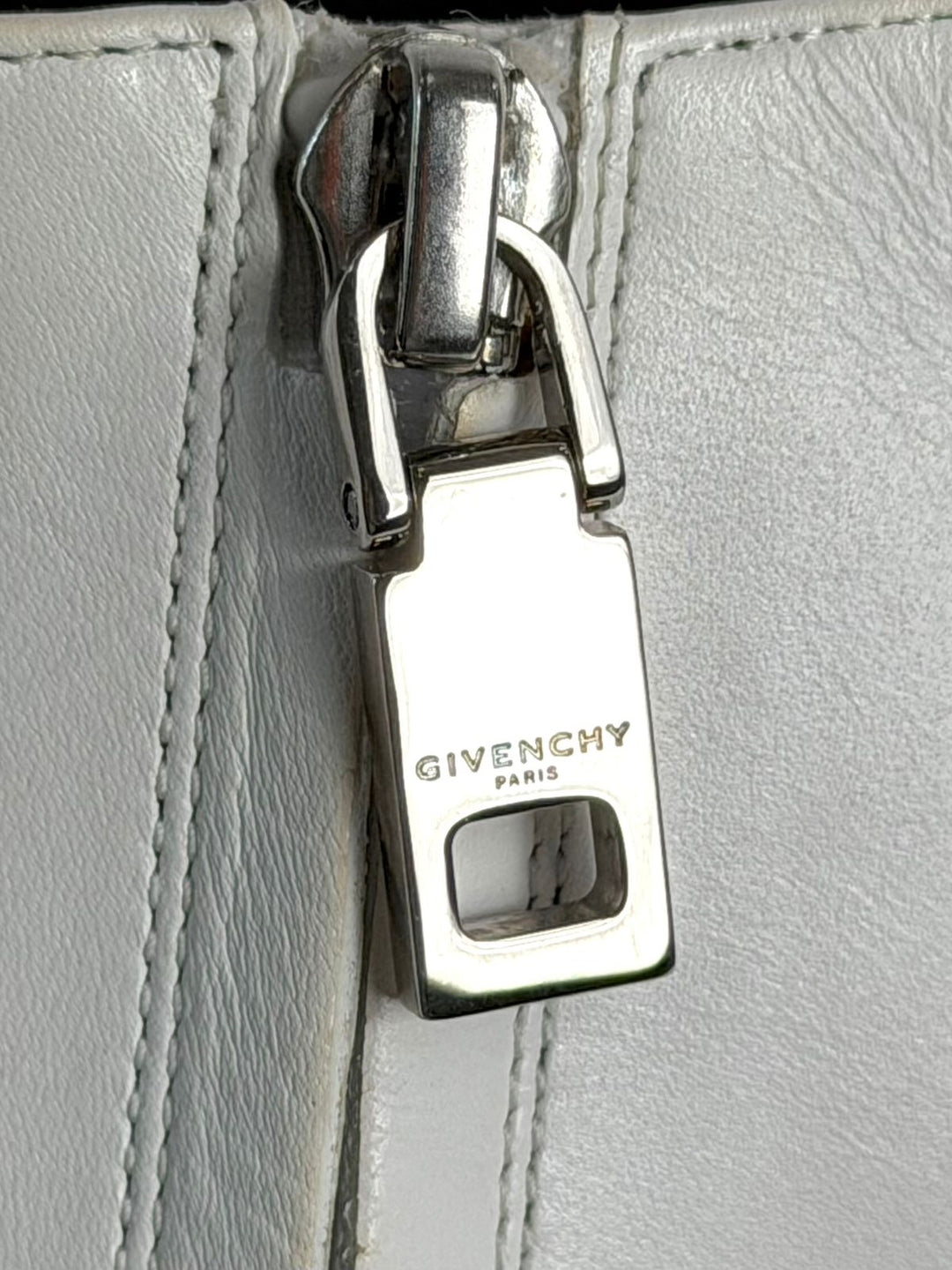 GIVENCHY TRIANGLE HEEL LEATHER BOOTS