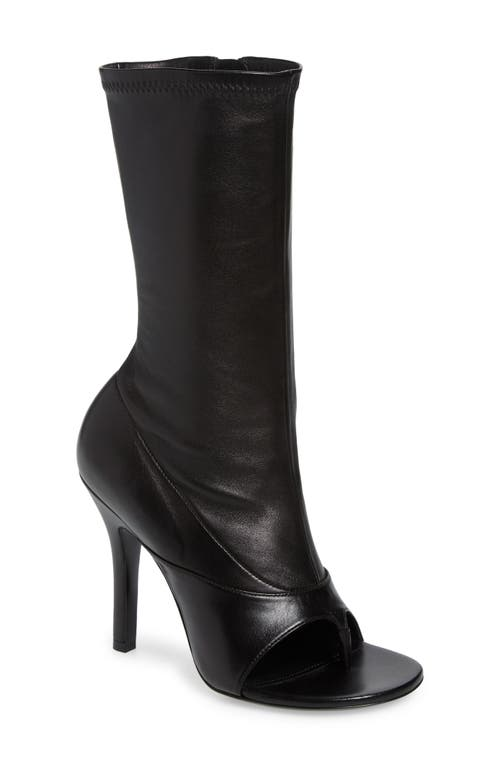 GIVENCHY TWO TOES NAPPA LEATHER BOOTS