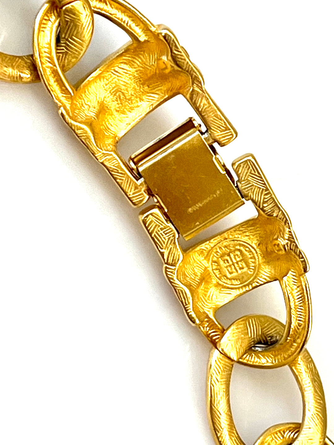 GIVENCHY VINTAGE MOGUL GOLD-TONE GRIPOIX JEWELED COLLAR NECKLACE