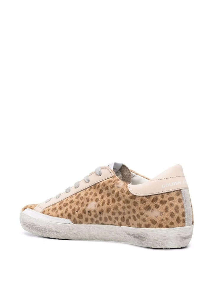 GOLDEN GOOSE SUPERSTAR GIRAFFE HORSY GLITTER SNEAKERS