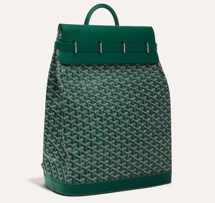 green goyard backpack