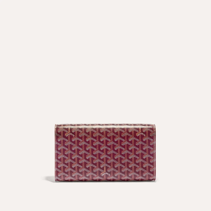 GOYARD GOYARDINE MONTE CARLO BOISE PM CLUTCH WITH SHOULDER STRAP