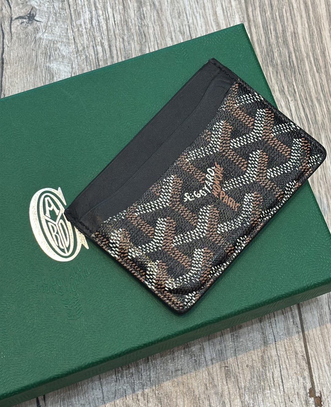 GOYARD GOYARDINE SAINT SULPICE CARD CASE