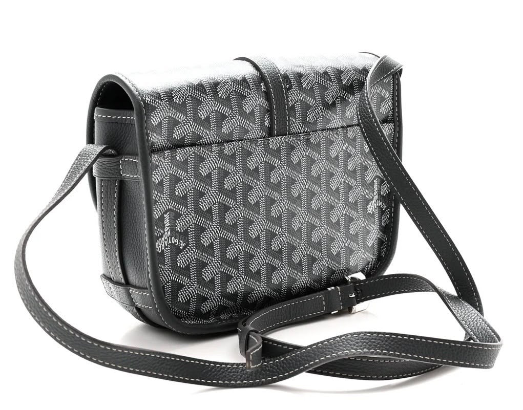 GOYARD GOYARDINE BELVEDERE II PM MESSENGER BAG