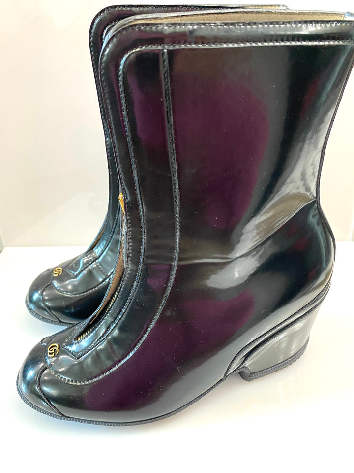 GUCCI KITT 70 ANKLE RAIN BOOTS