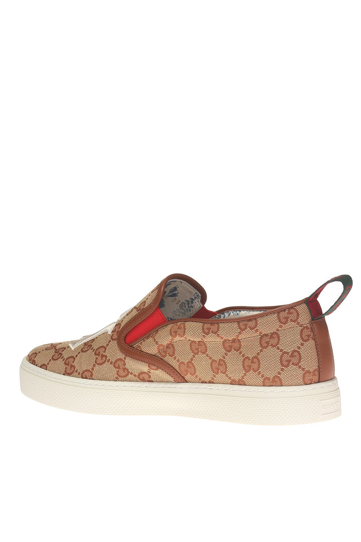 GUCCI BROWN GUCCI X NY YANKEES SNEAKERS
