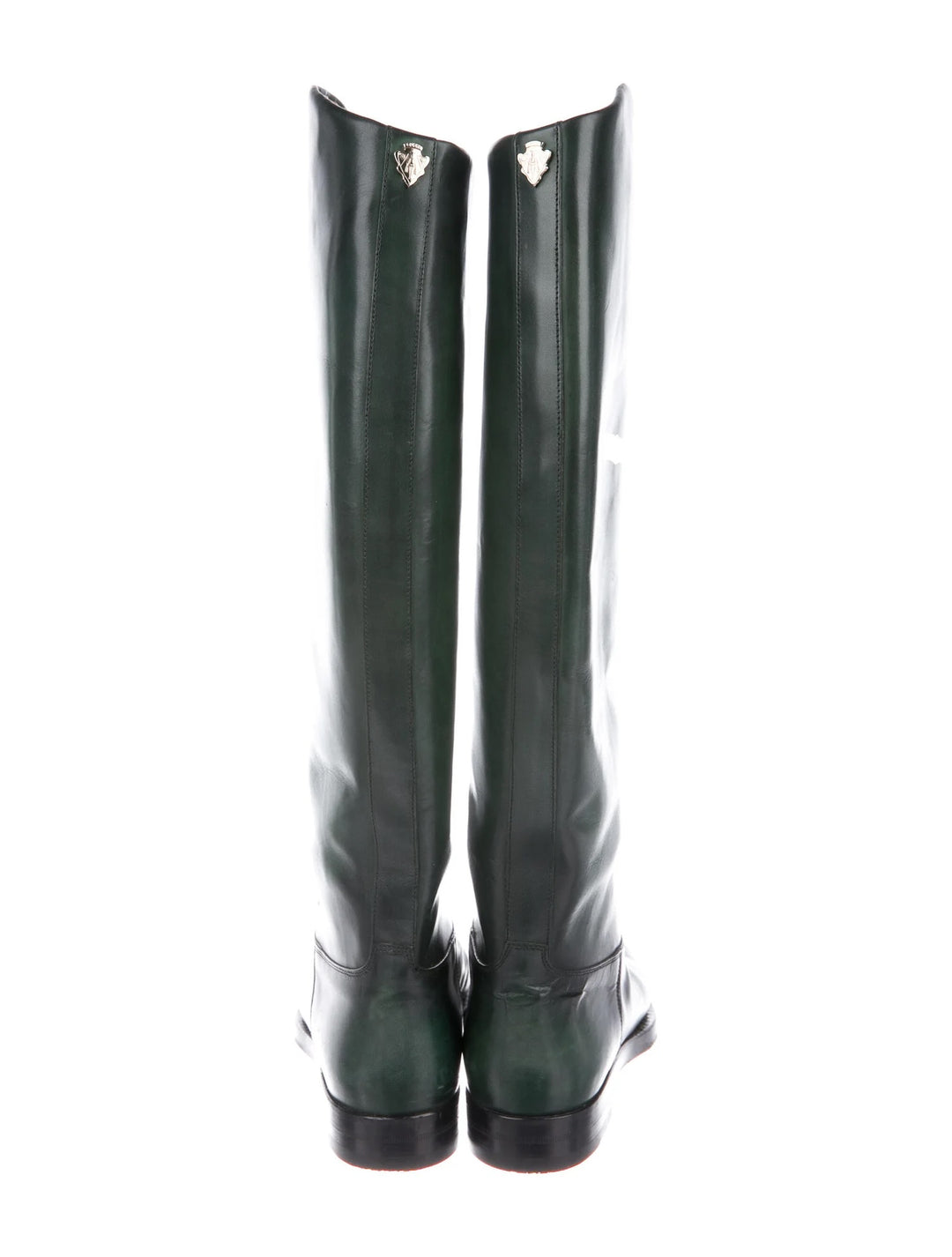 GUCCI BETIS GLAMOUR WEB RIDING BOOTS