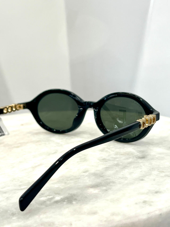 GUCCI GG2153S 51MM 3D LOGO OVAL FRAME SUNGLASSES