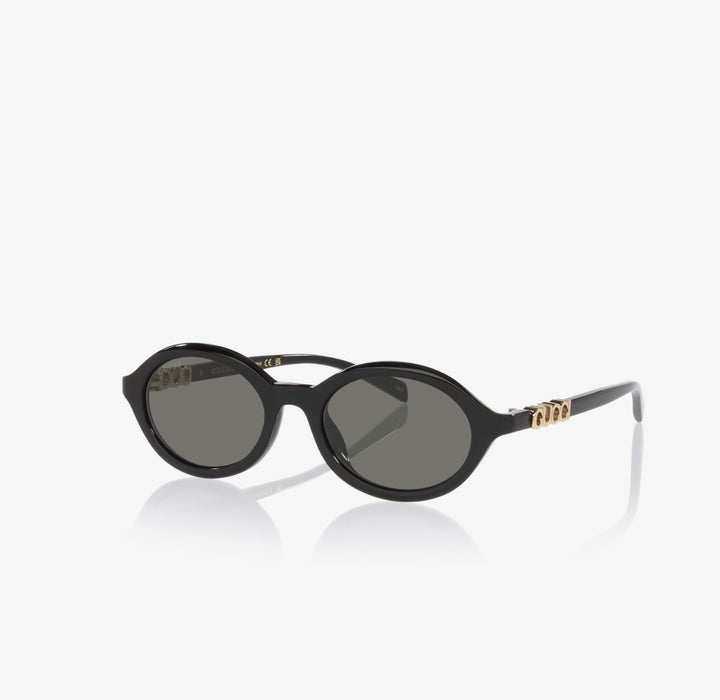 GUCCI GG2153S 51MM 3D LOGO OVAL FRAME SUNGLASSES