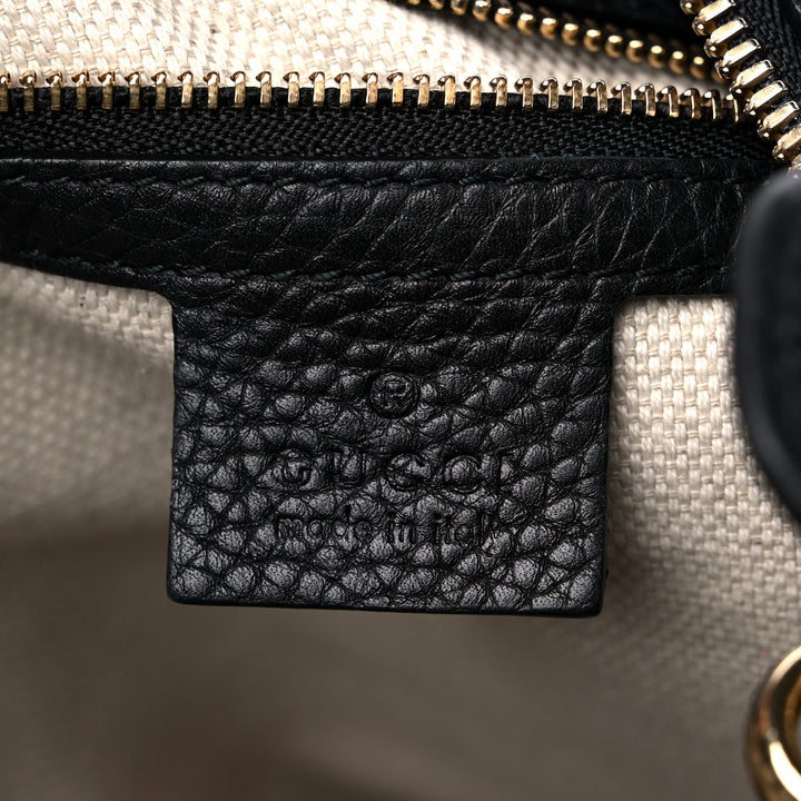 GUCCI CALFSKIN LEATHER LARGE SOHO HOBO BAG
