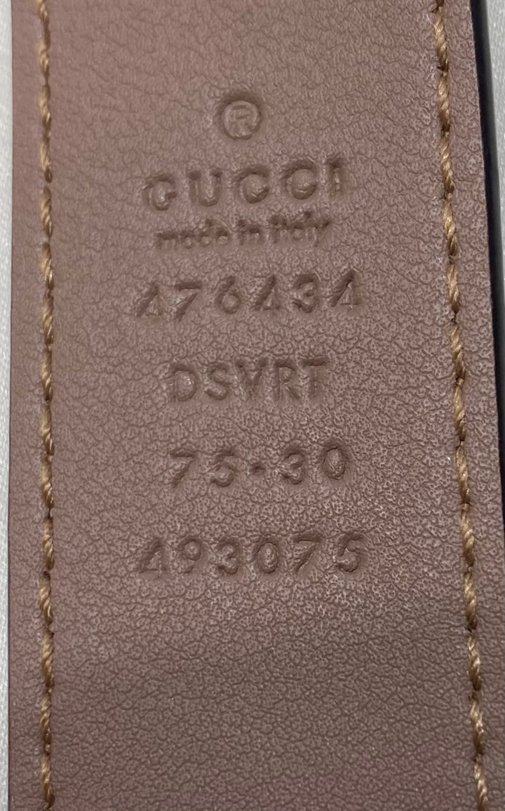 GUCCI CALFSKIN GG MARMONT MATELASSE BELT BAG