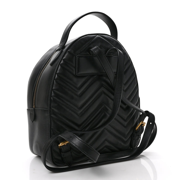 GUCCI MATELASSE CALFSKIN GG MARMONT DOME BACKPACK