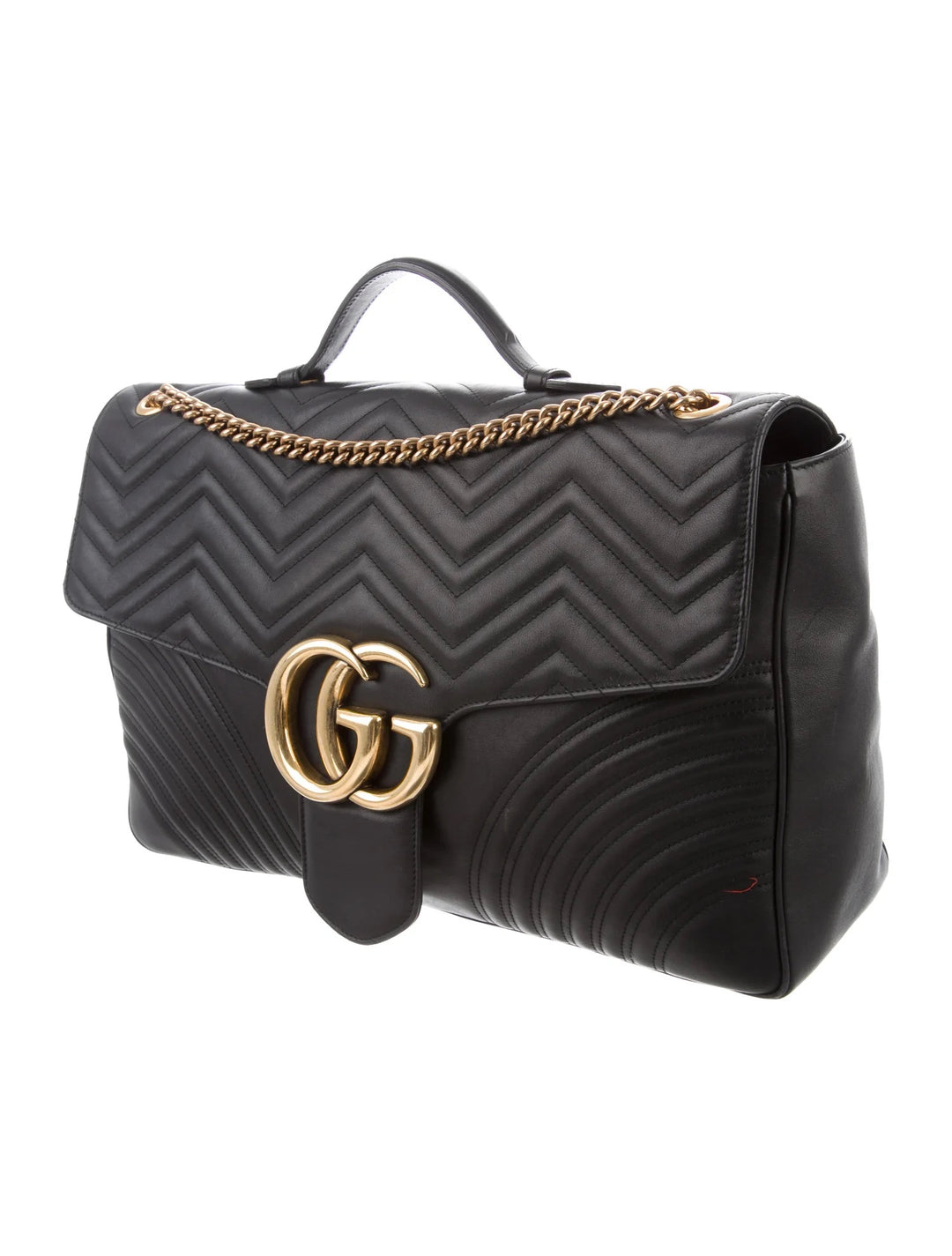 GUCCI-Calfskin-Matelasse-Maxi-