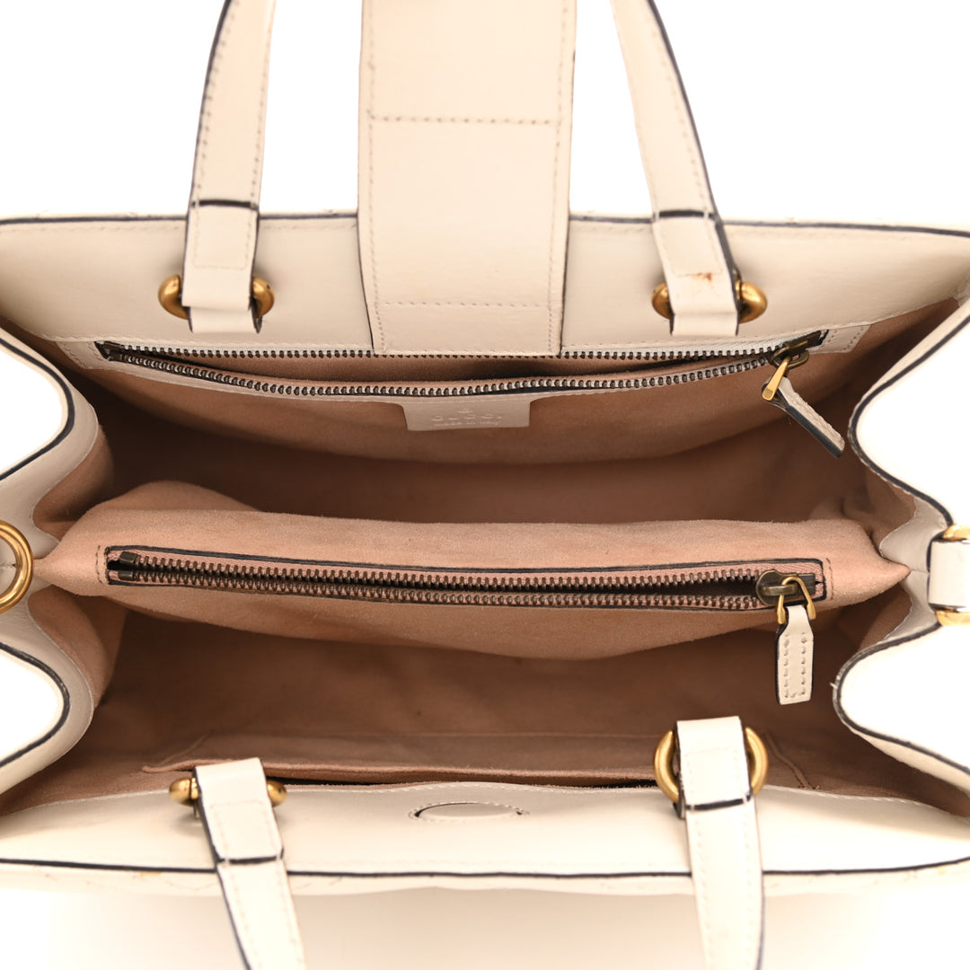 GUCCI GG MARMONT MATELASSE CALFSKIN LEATHER TOTE BAG