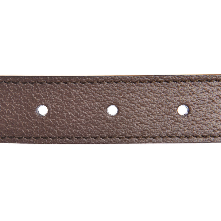 GUCCI CALFSKIN LEATHER TORCHON DOUBLE G BELT