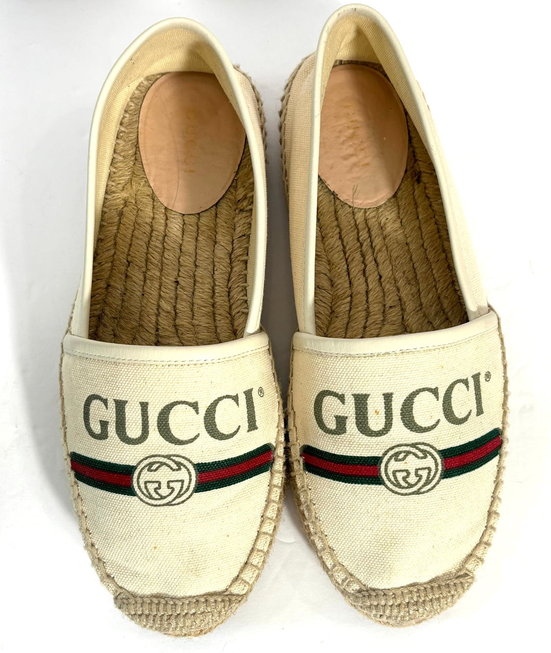 GUCCI LOGO PRINTED CANVAS ESPADRILLES – Caroline's Fashion