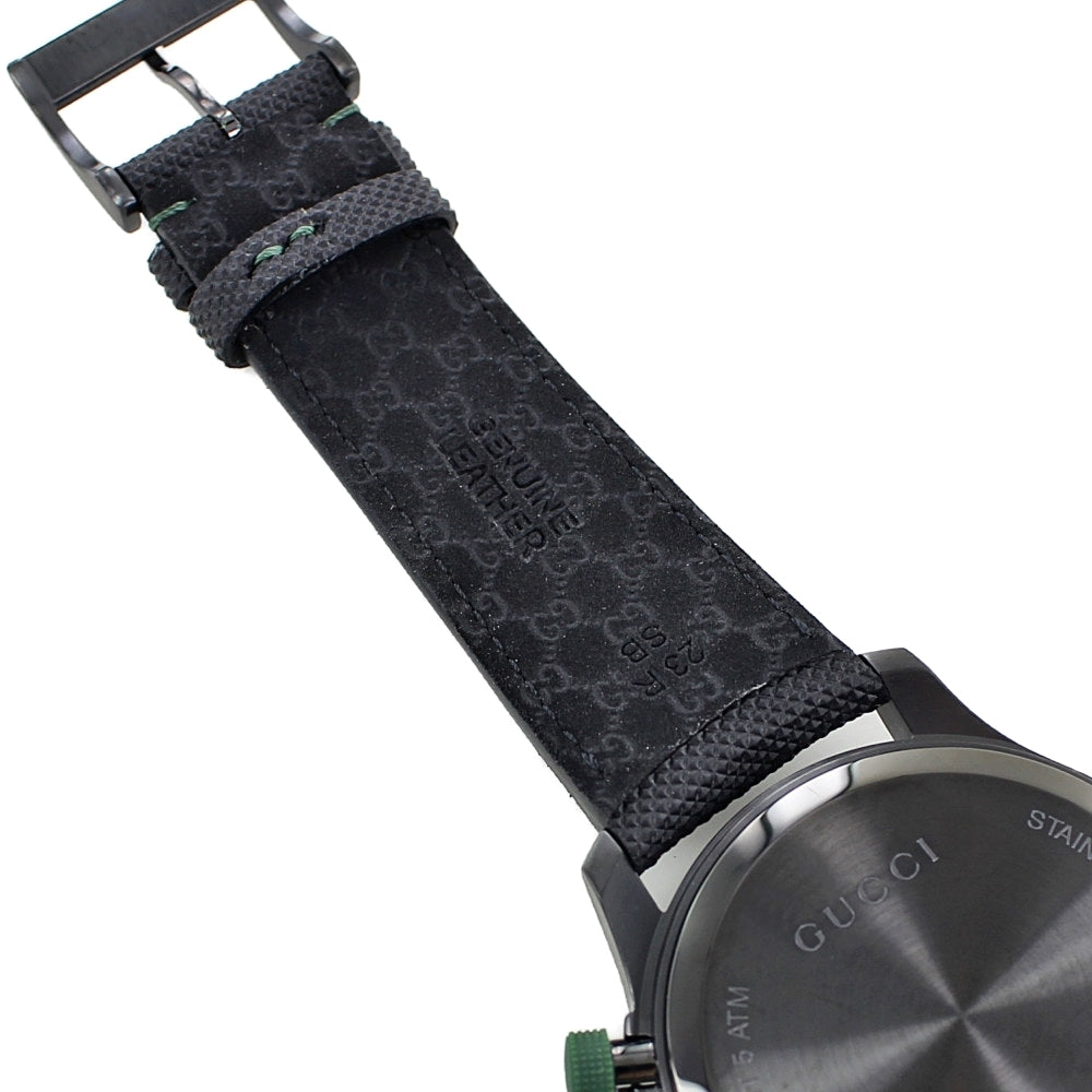 GUCCI G-TIMELESS BLACK CHRONOGRAPH DIAL MEN&