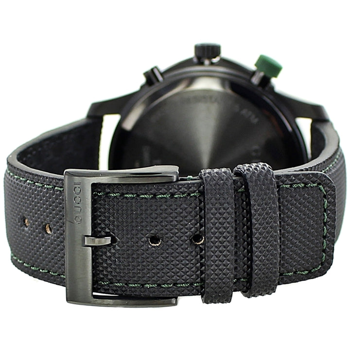 GUCCI G-TIMELESS BLACK CHRONOGRAPH DIAL MEN&