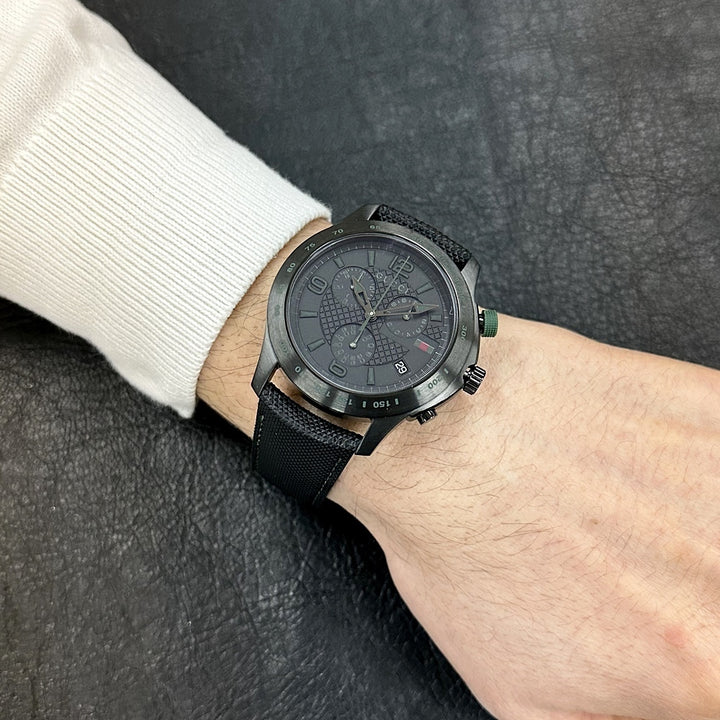 GUCCI G-TIMELESS BLACK CHRONOGRAPH DIAL MEN&