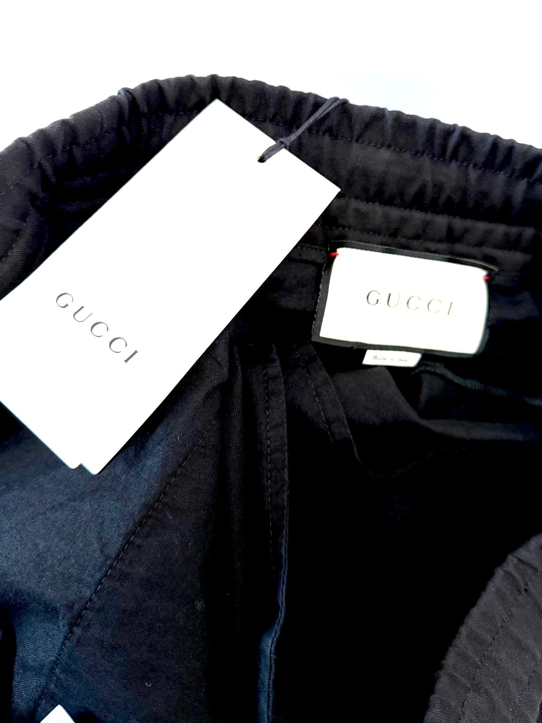 GUCCI COTTON JERSEY ELASTIC WAIST SWEATPANTS