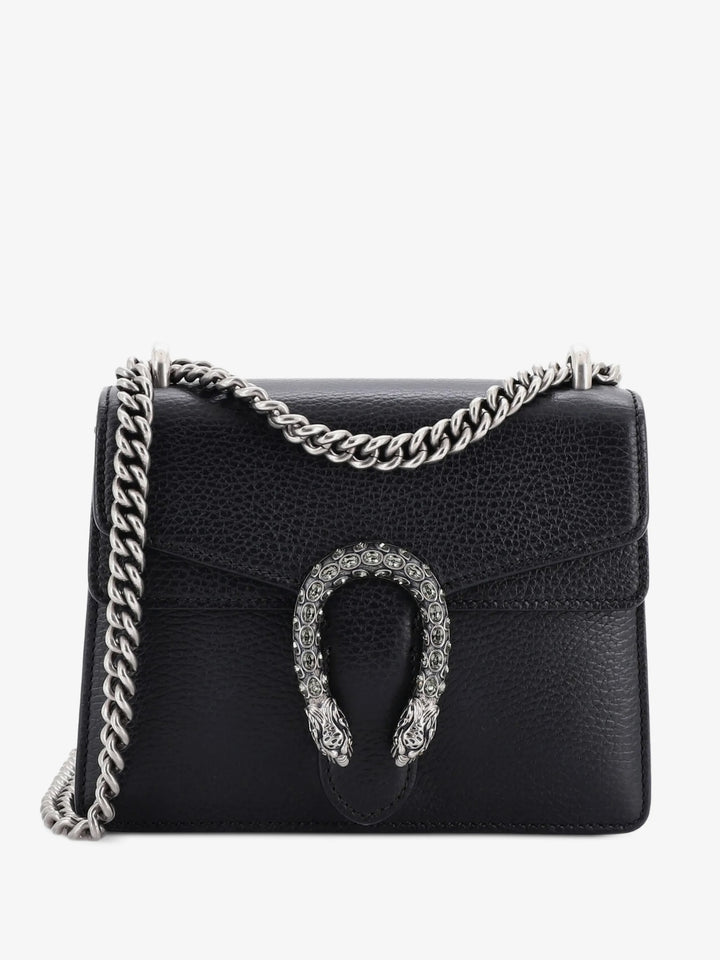 GUCCI DIONYSUS SMALL GRAINED CALFSKIN LEATHER SHOULDER BAG