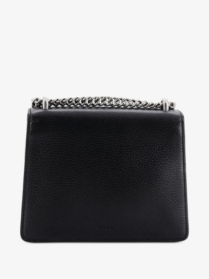 GUCCI DIONYSUS SMALL GRAINED CALFSKIN LEATHER SHOULDER BAG