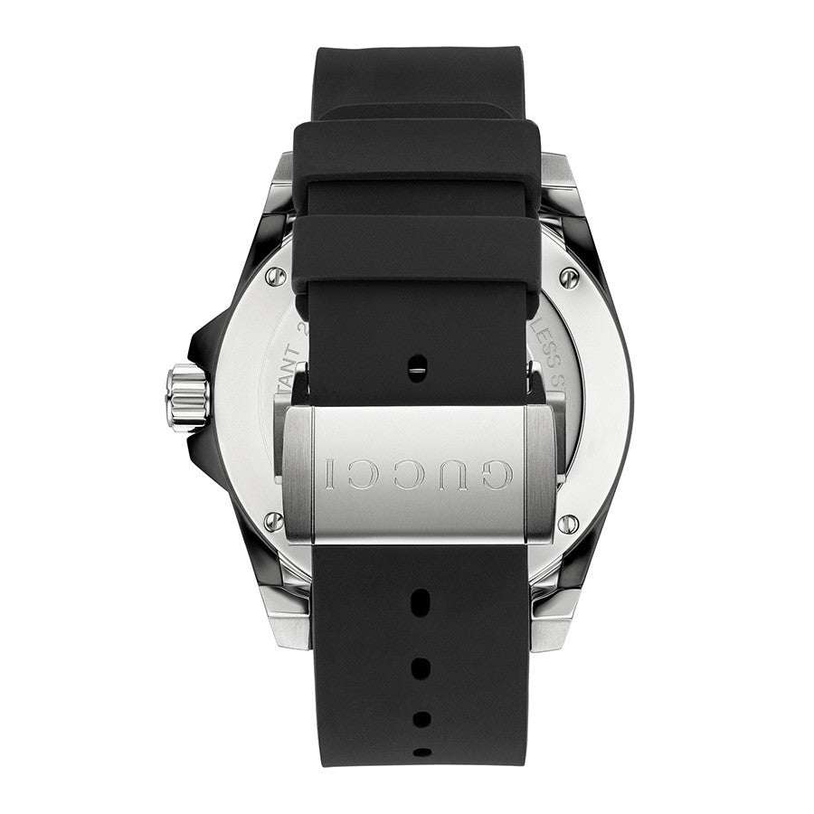 GUCCI DIVE MATTE BLACK DIAL WATCH