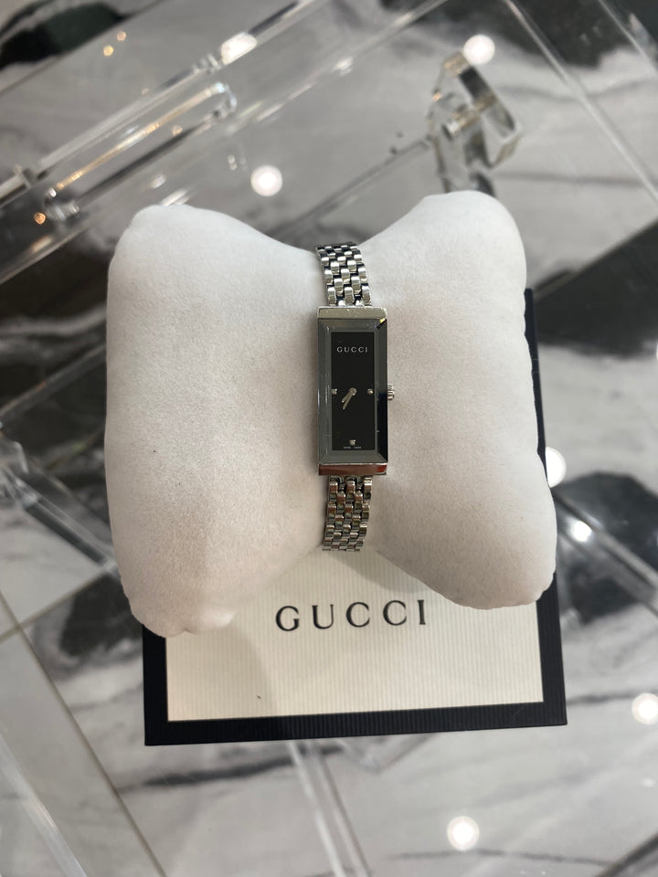 GUCCI G FRAME STAINLESS STEEL WATCH YA127504