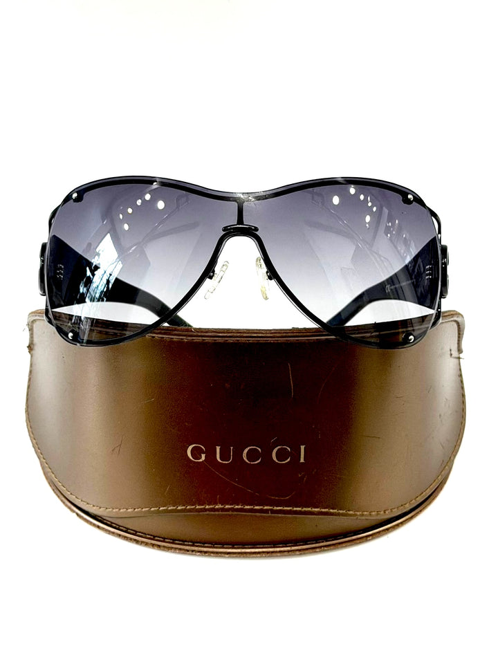GUCCI GG 2802/S LOGO SHIELD MASK SUNGLASSES