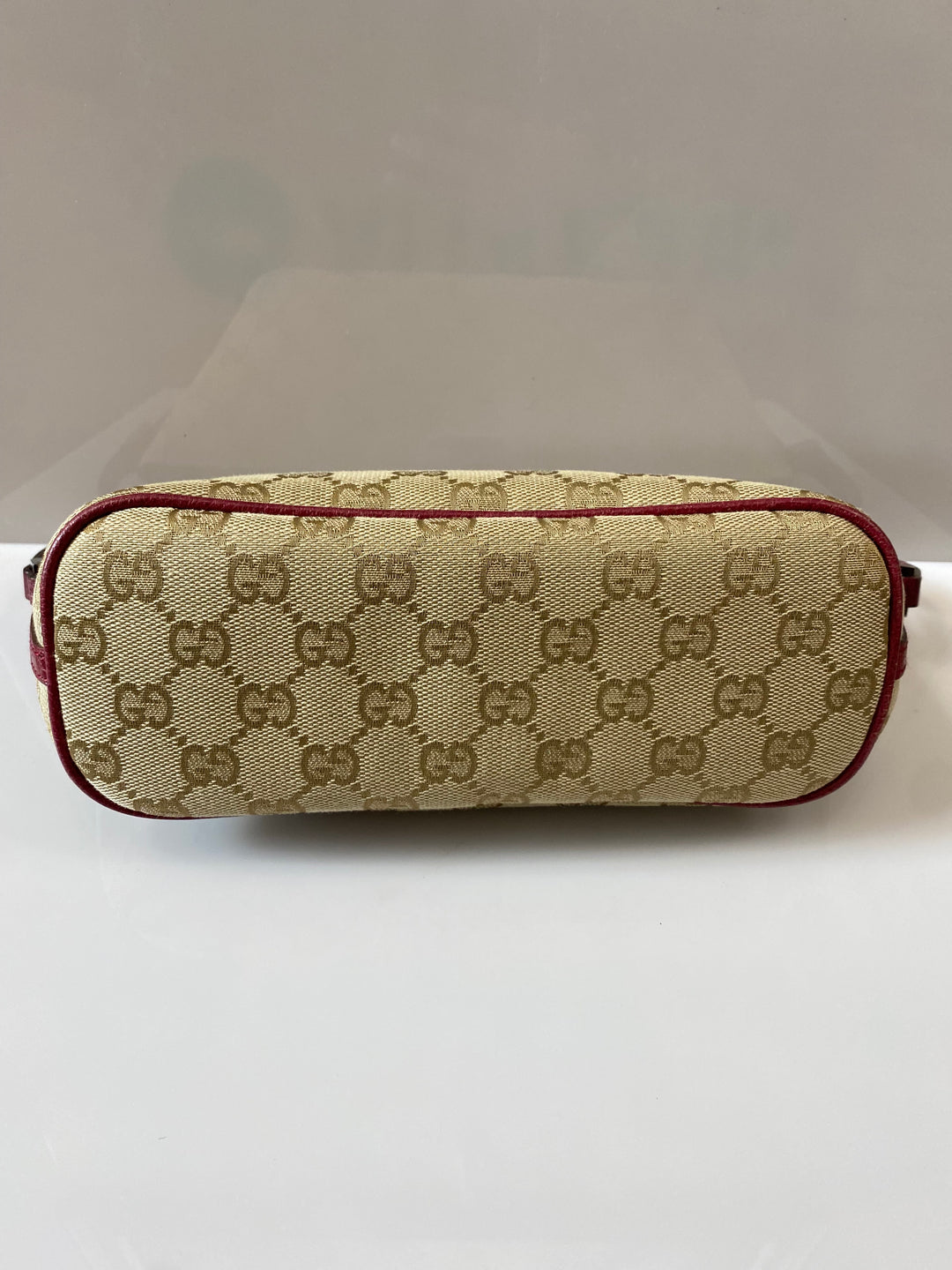 GUCCI GG CANVAS BOAT POCHETTE BAG