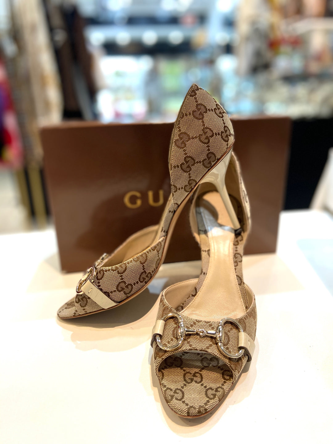 GUCCI GG HOLLYWOOD HORSEBIT D&