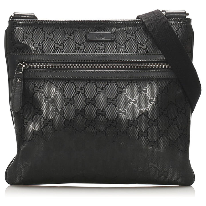 GUCCI GG IMPRIME MONOGRAM MESSENGER CROSSBODY BAG