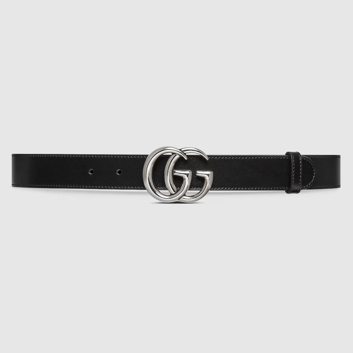 GUCCI GG MARMONT CALFSKIN LEATHER BELT