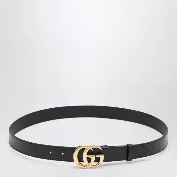 GUCCI GG MARMONT CALFSKIN LEATHER SLIM BELT