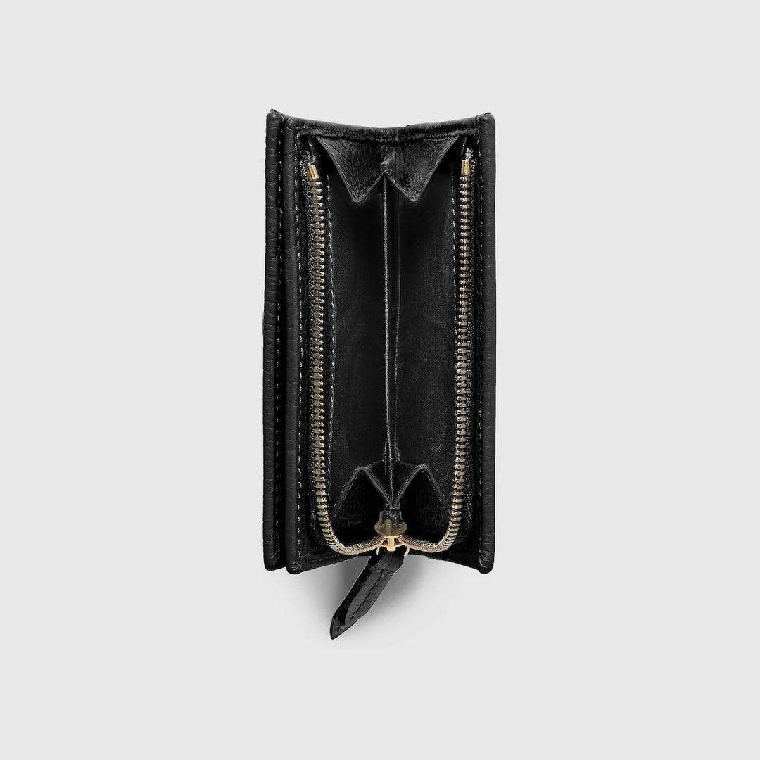 GUCCI GG MARMONT CALFSKIN LEATHER SMALL WALLET