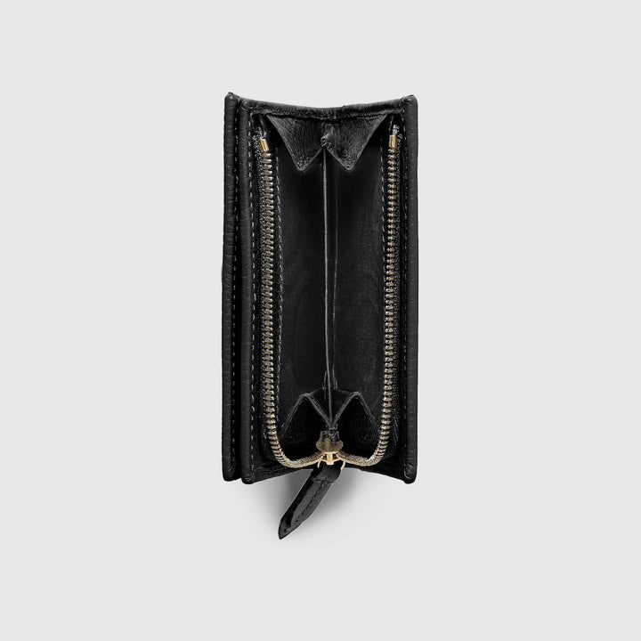 GUCCI GG MARMONT CALFSKIN LEATHER SMALL WALLET