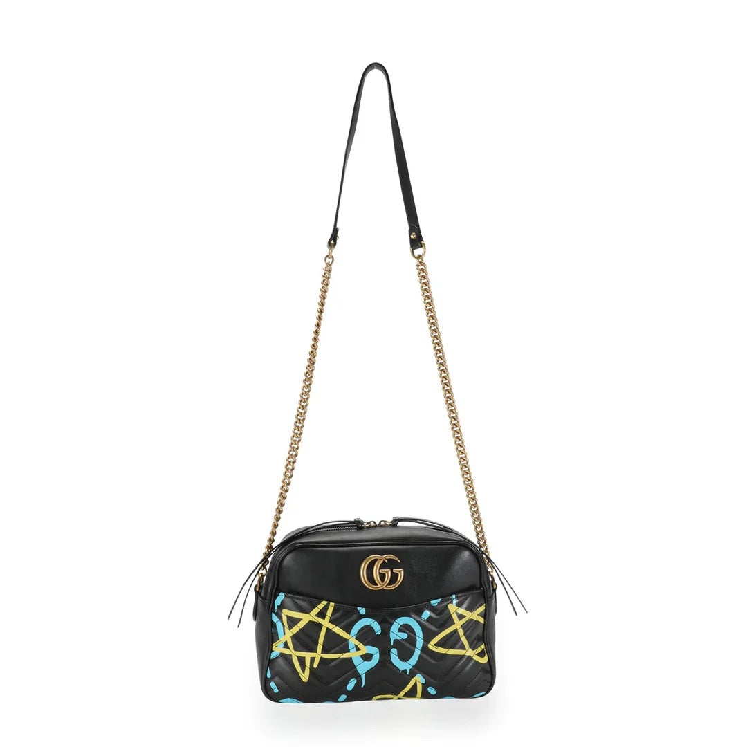 GUCCI GG MARMONT GHOST COLLECTION SHOULDER BAG