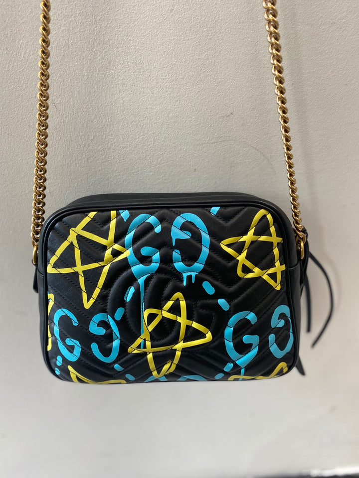 GUCCI GG MARMONT GHOST CHAIN BAG